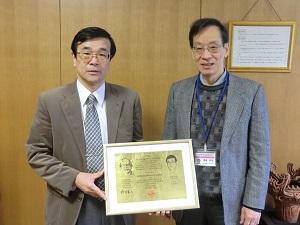 EE片桐裕則教授がHAMAKAWA AWARDを受賞 | 長岡高専電気電子